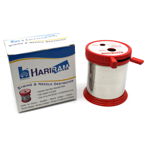 Syringe and needle destroyer